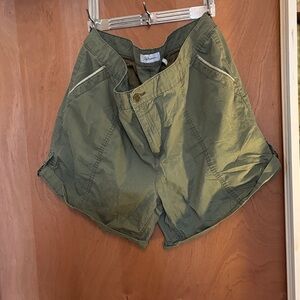 Reitmans Olive Green Women's Jean Shorts